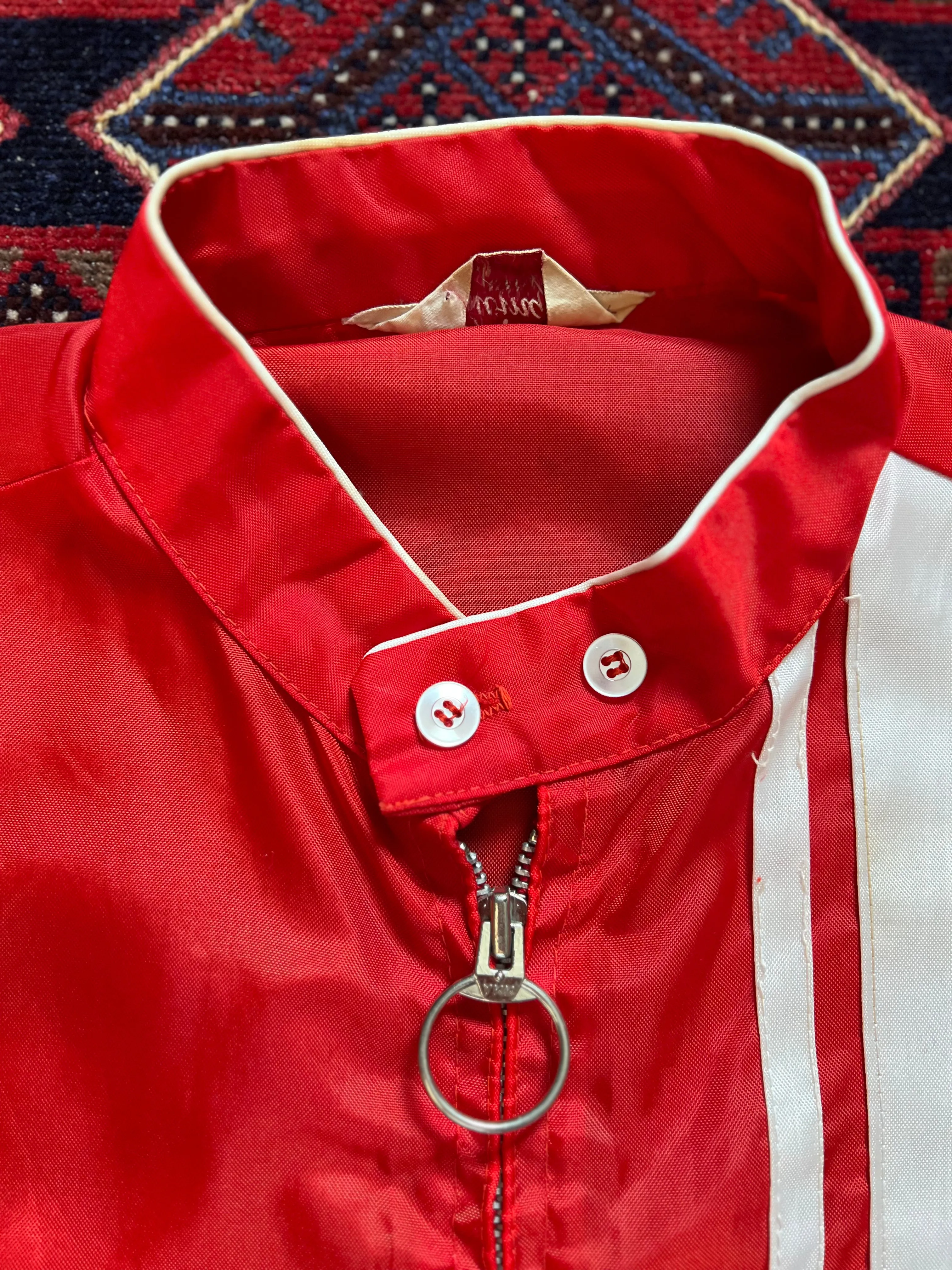 1960s Swingster Race Stripe Windbreaker Jacket