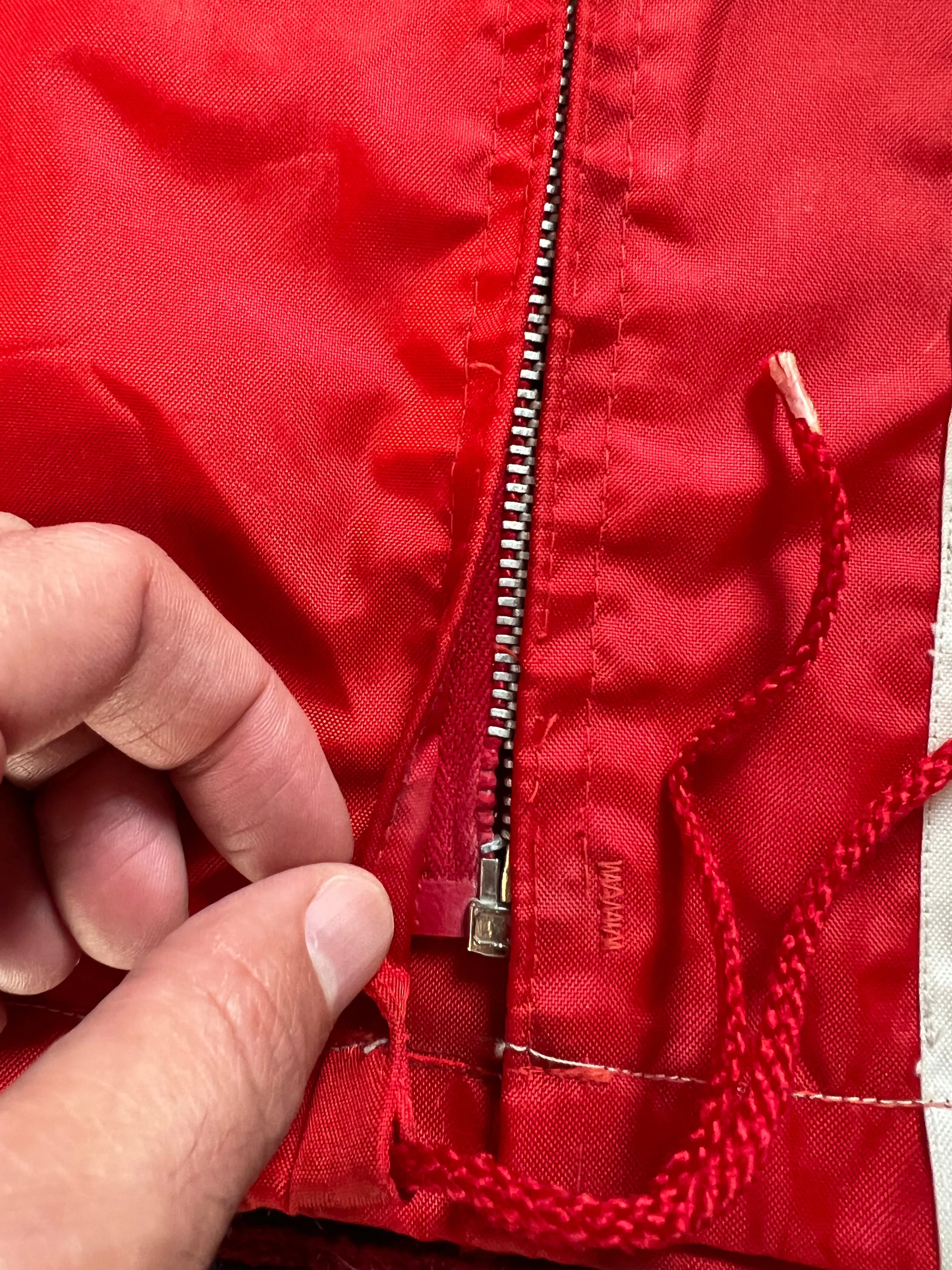 1960s Swingster Race Stripe Windbreaker Jacket