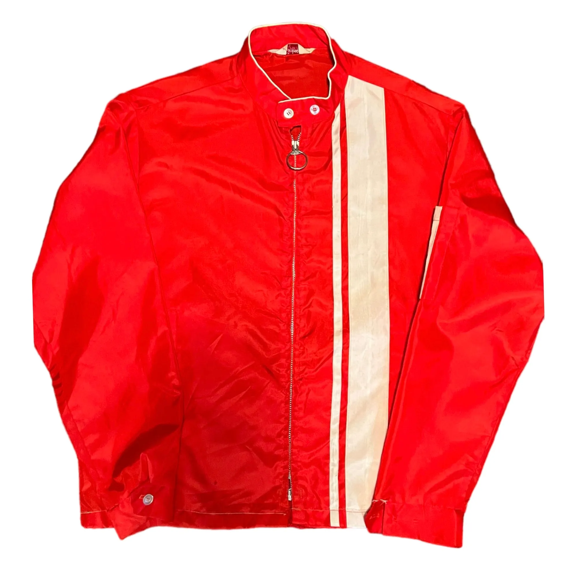 1960s Swingster Race Stripe Windbreaker Jacket