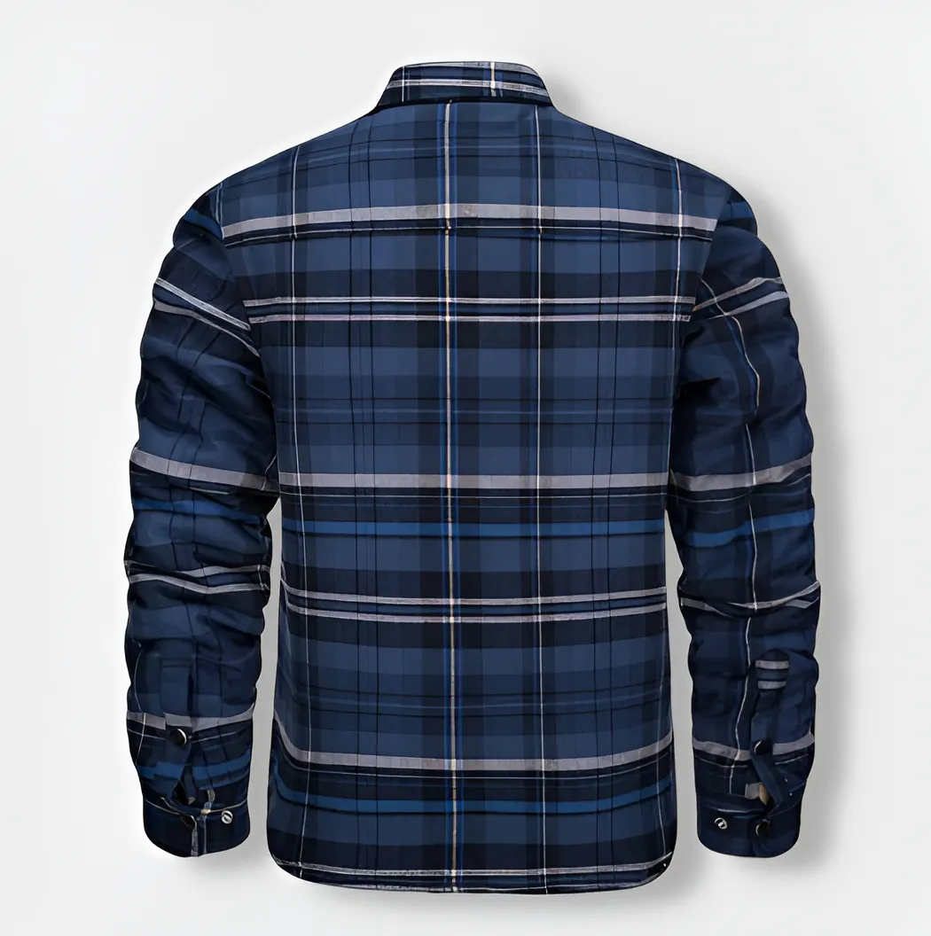 ALEX™ | Versatile Checkered Bomber Jacket