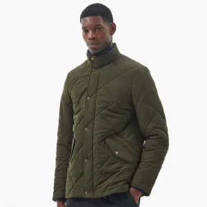 Barbour Winter Chelsea Quilted Men's Jacket | Dark Olive