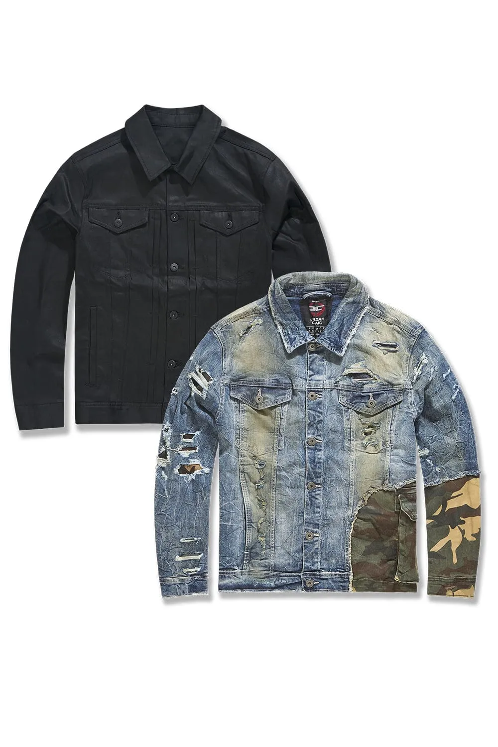 Big Men's Denim Trucker Jacket Variety 2 Pack