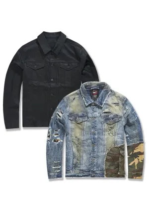 Big Men's Denim Trucker Jacket Variety 2 Pack