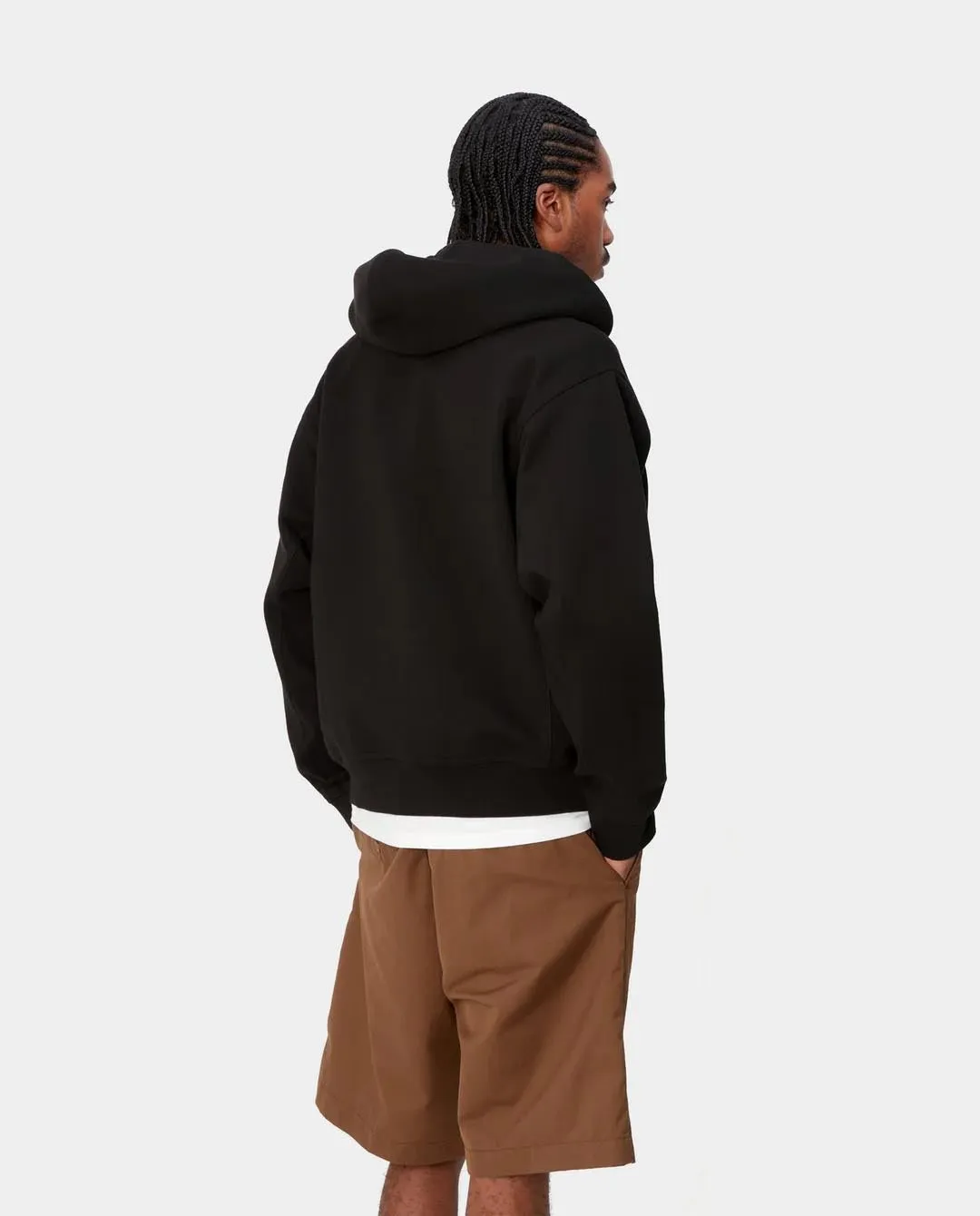 Carhartt WIP - Hooded American Script Jacket - Black