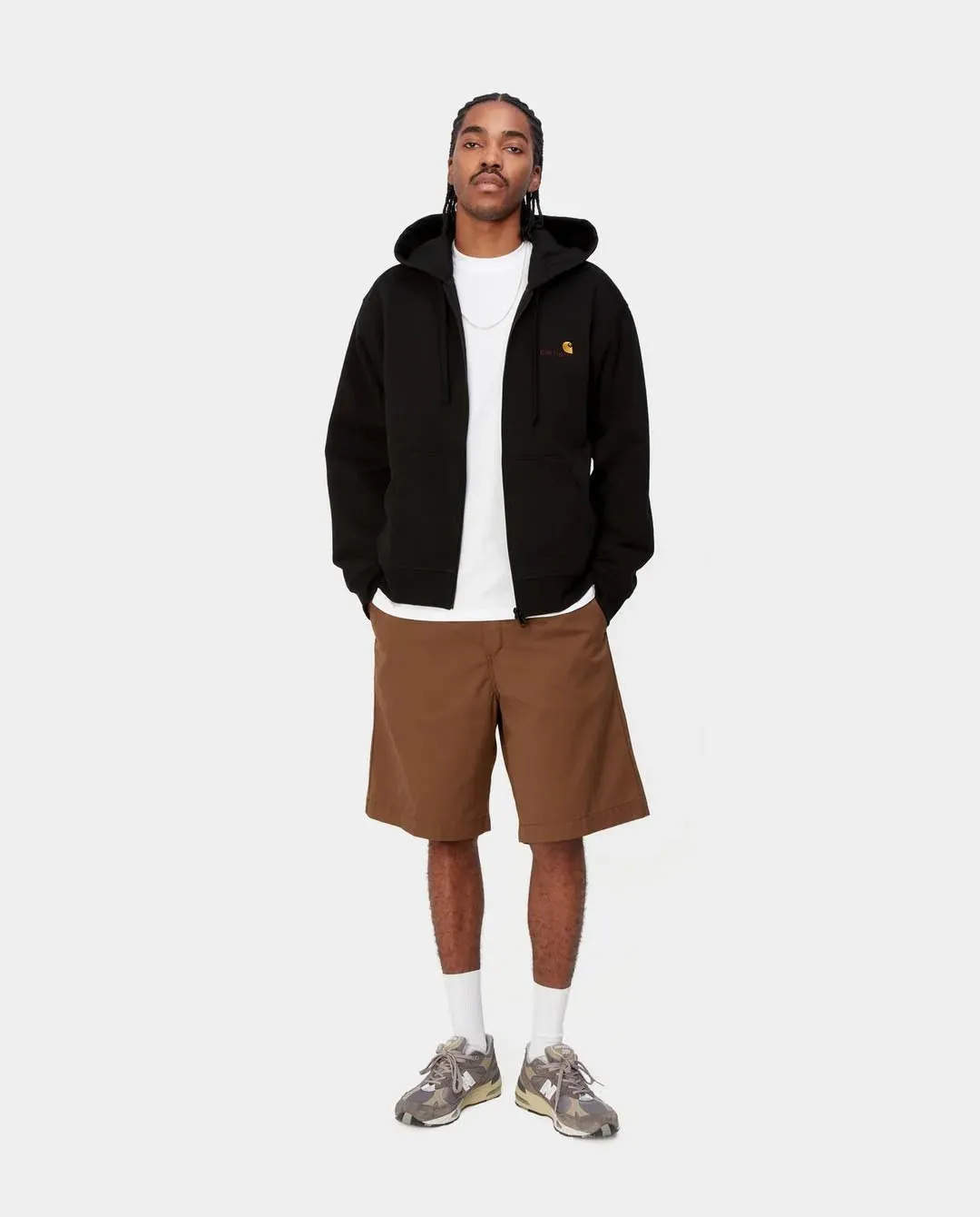 Carhartt WIP - Hooded American Script Jacket - Black