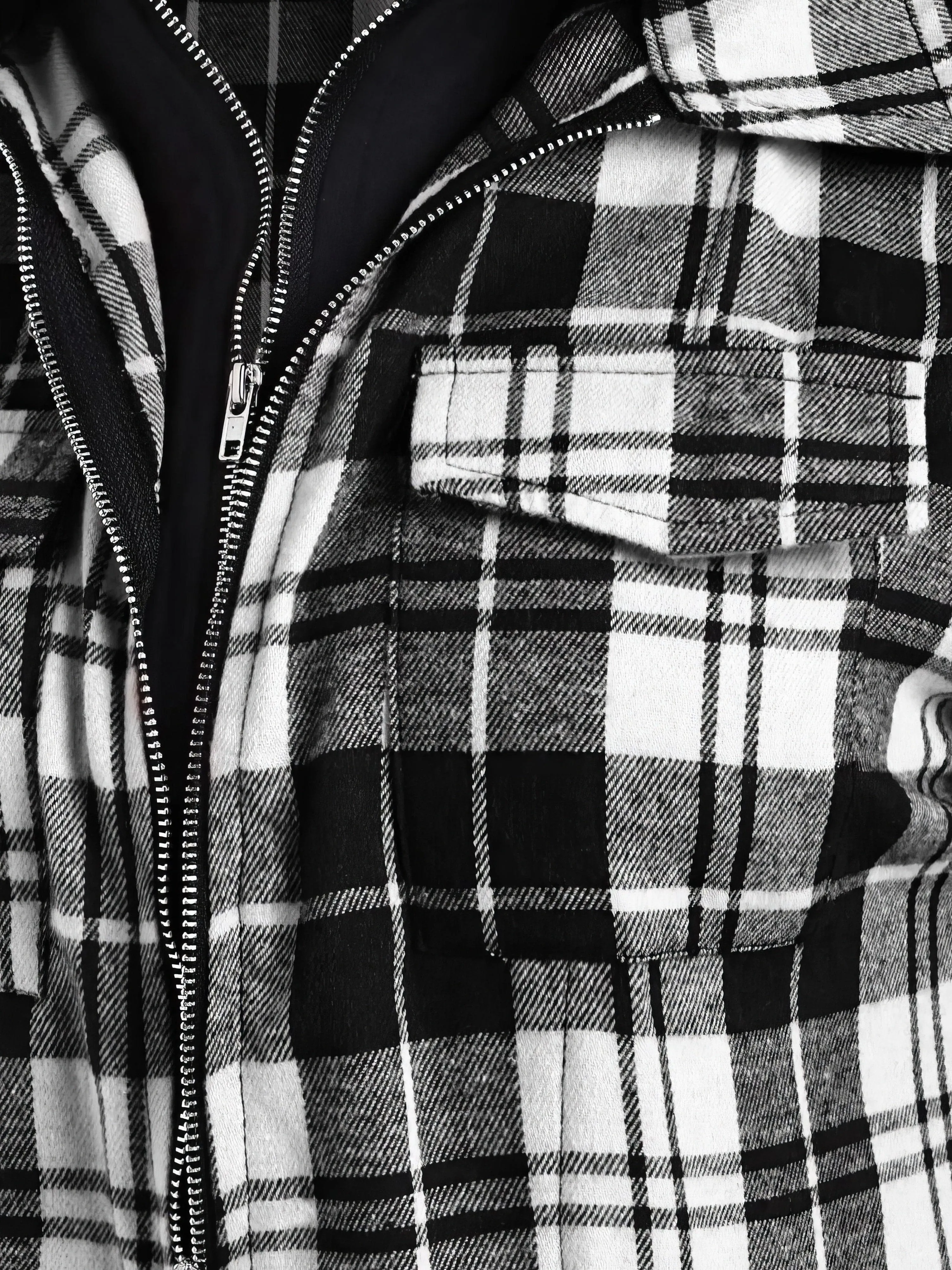 Casual Plaid Corduroy Jacket
