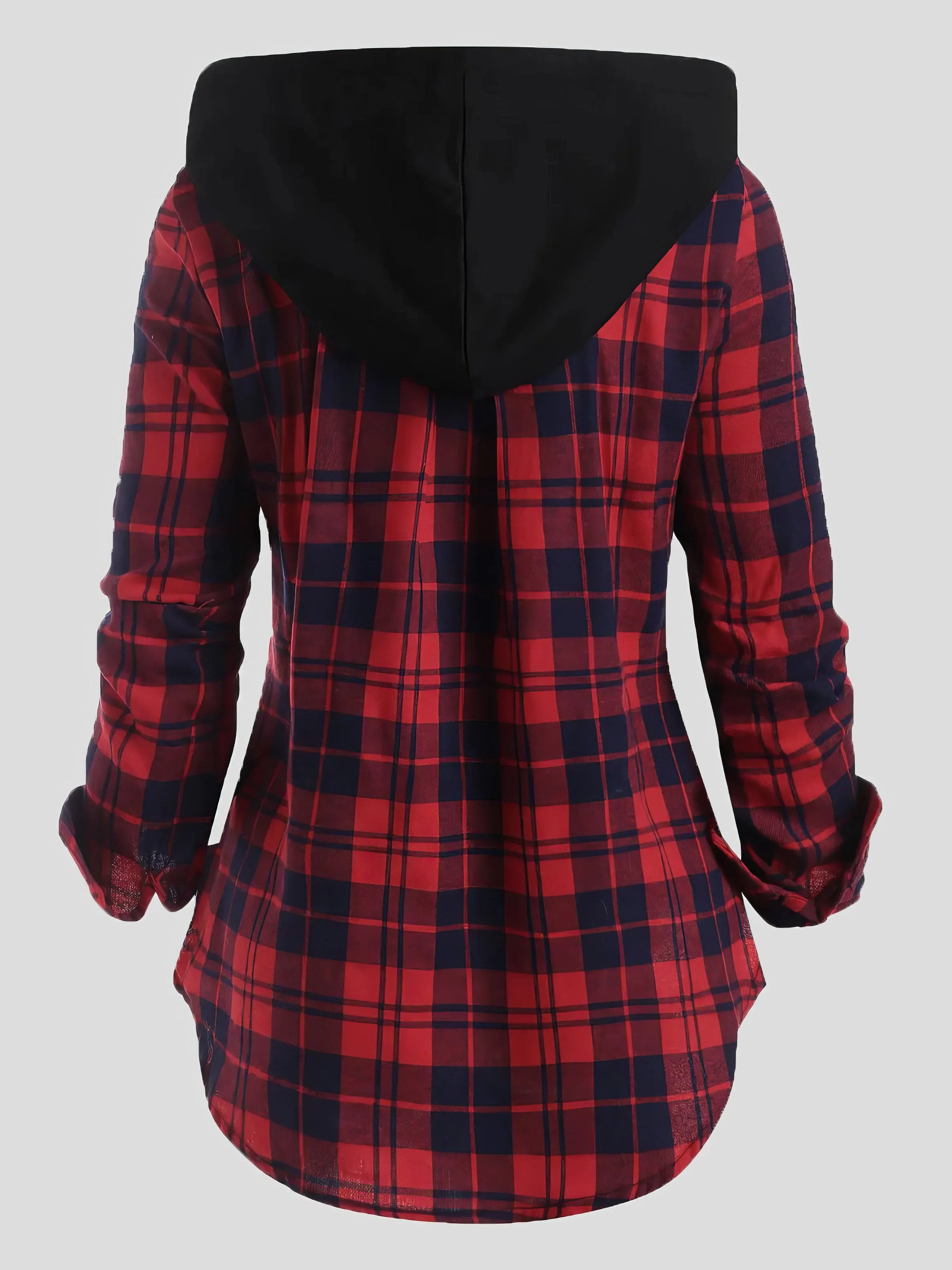 Casual Plaid Corduroy Jacket