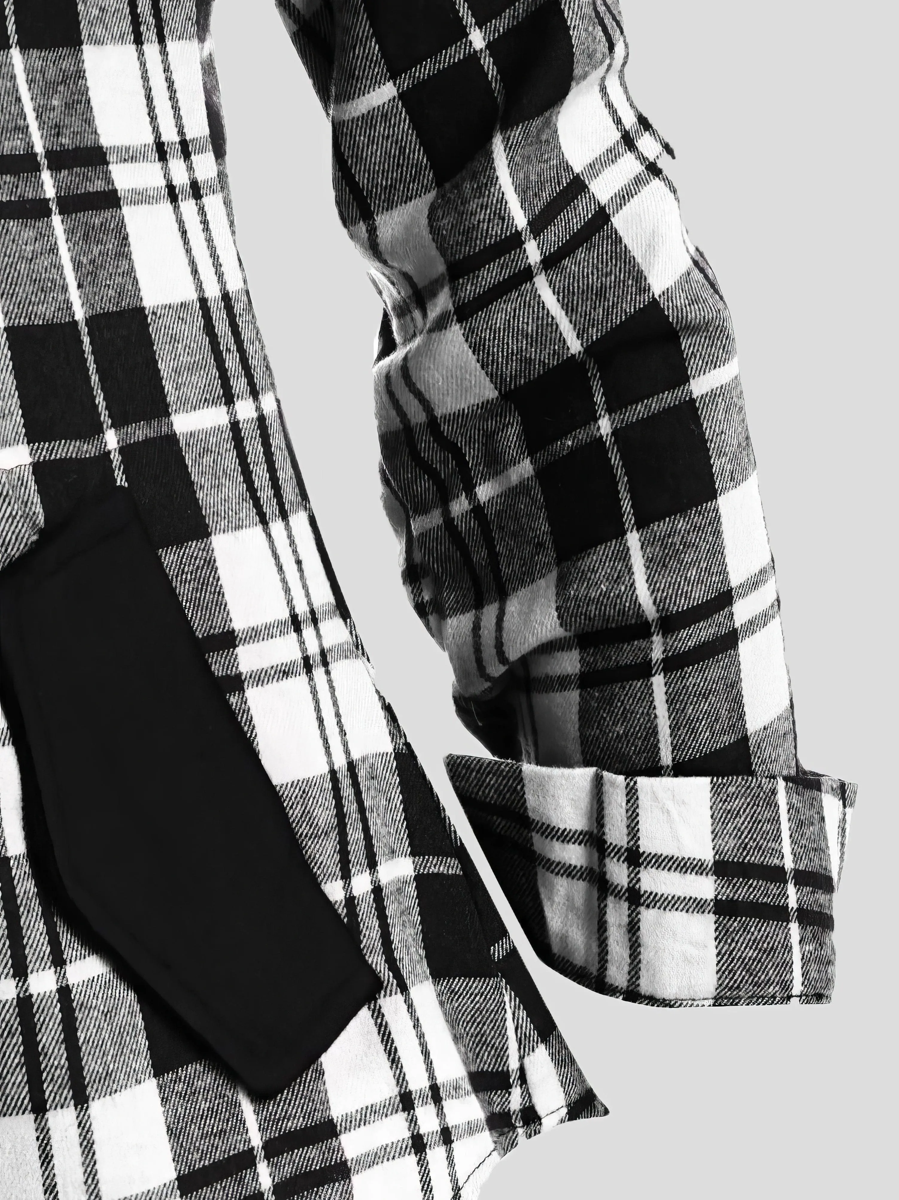 Casual Plaid Corduroy Jacket