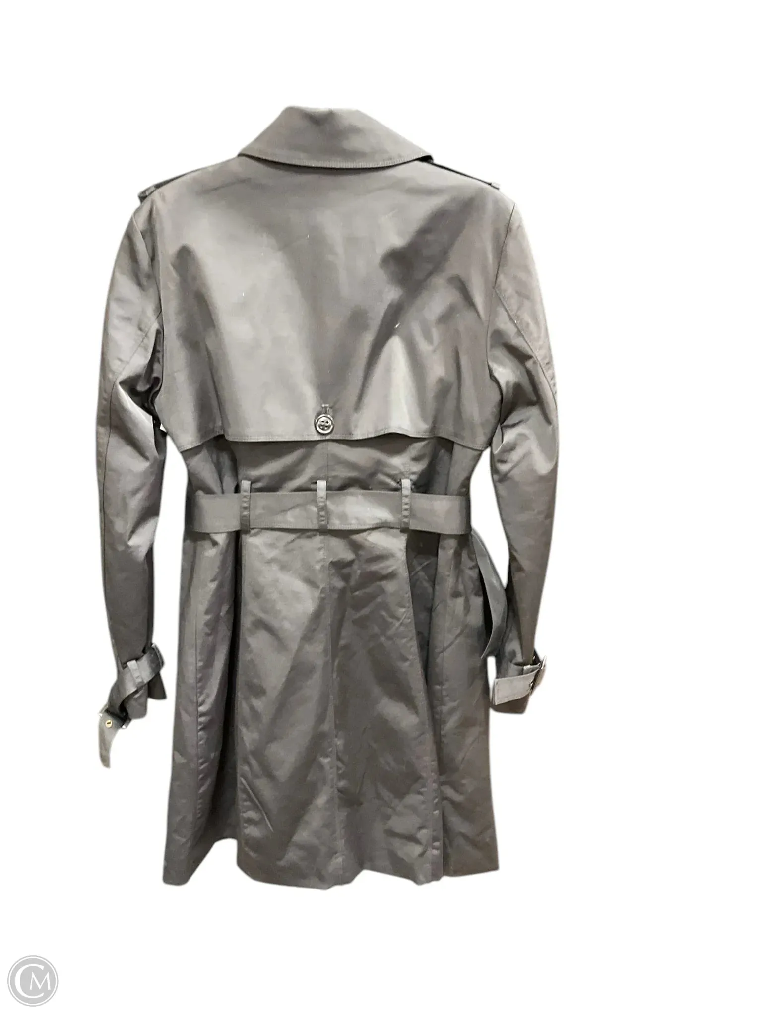 Coat Trench Coat By New York And Co In Black, Size: M