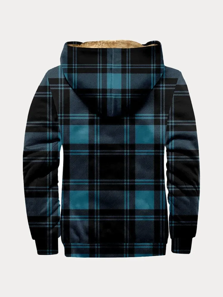Cozy Plaid Hooded Jacket