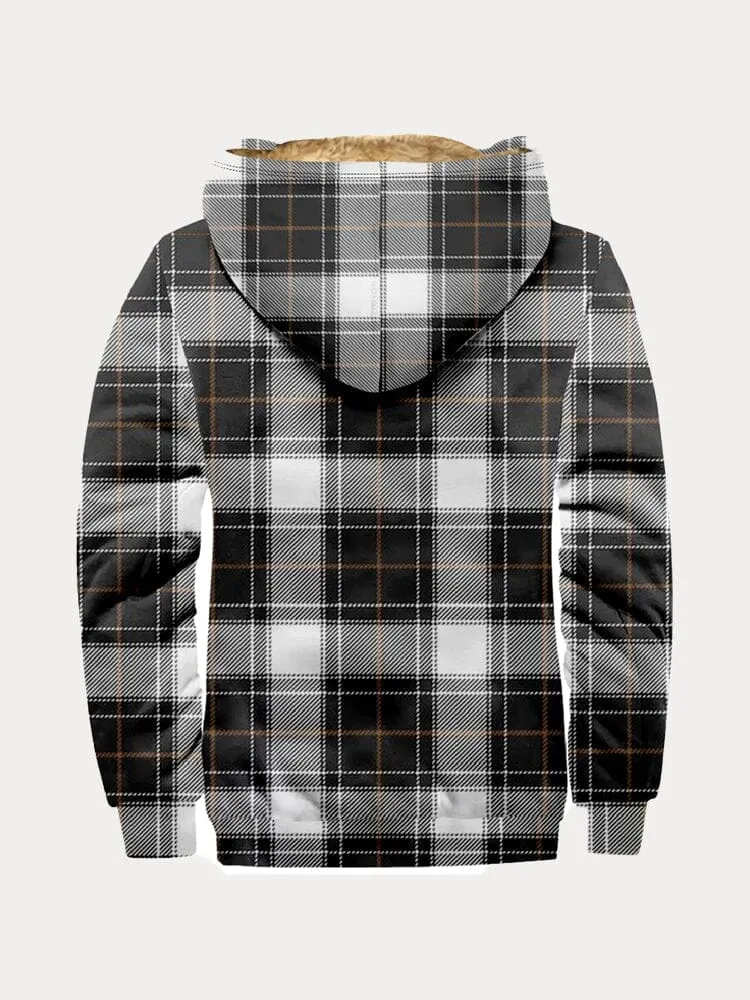 Cozy Plaid Hooded Jacket