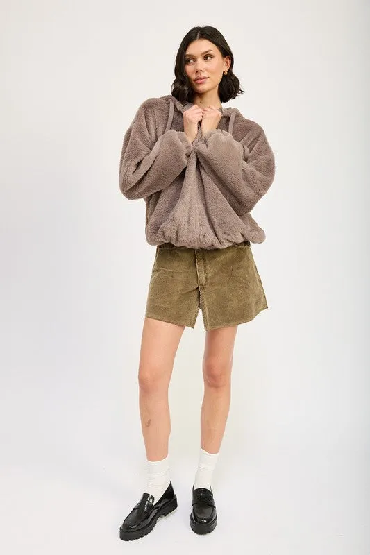 Cozy Up In Style Fuzzy Sweater Jacket