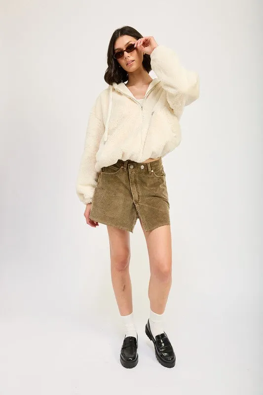 Cozy Up In Style Fuzzy Sweater Jacket