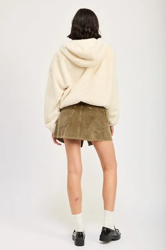 Cozy Up In Style Fuzzy Sweater Jacket