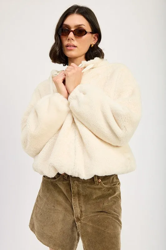 Cozy Up In Style Fuzzy Sweater Jacket