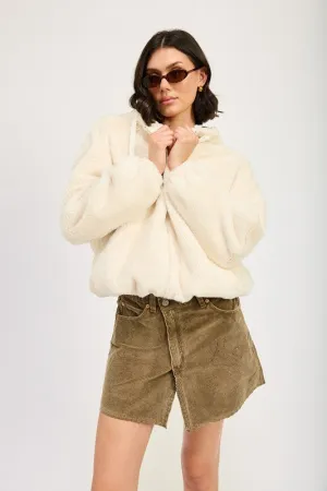 Cozy Up In Style Fuzzy Sweater Jacket