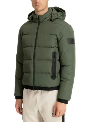 EA7 Mens Duffel Bag Down Puffer Jacket