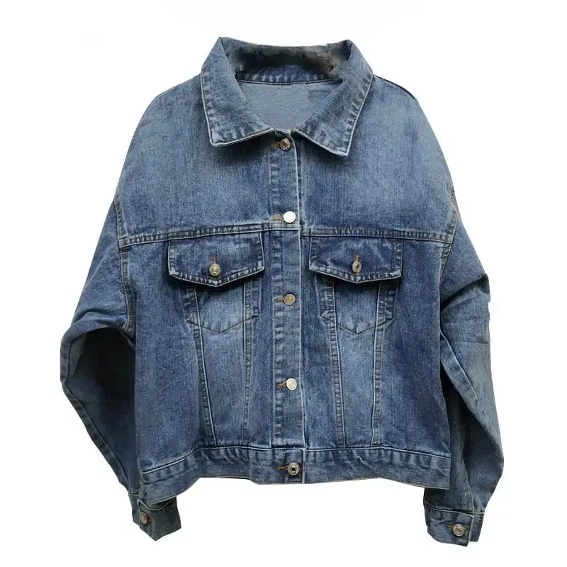 Flower Embroidery Denim Jacket