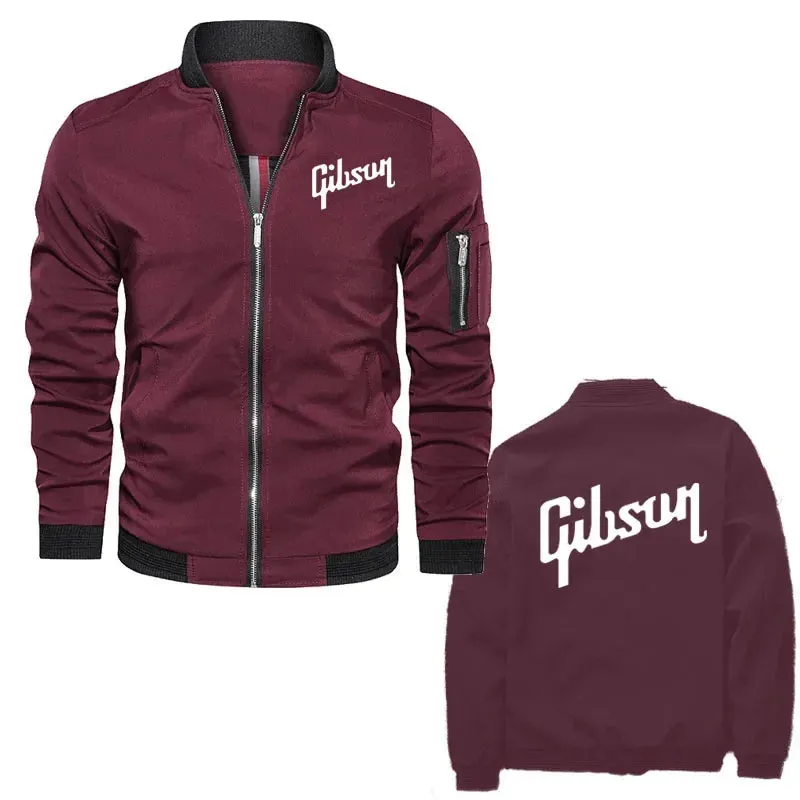 Gibson Men's Tactical Bomber Jacket – Waterproof Streetwear Windbreaker for the Bold & Reckless