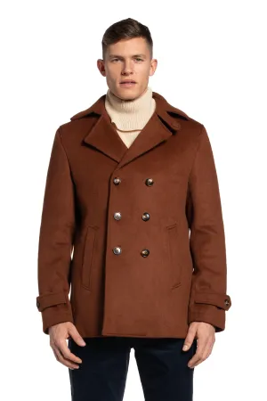 Harbour Wool Peacoat in Copper