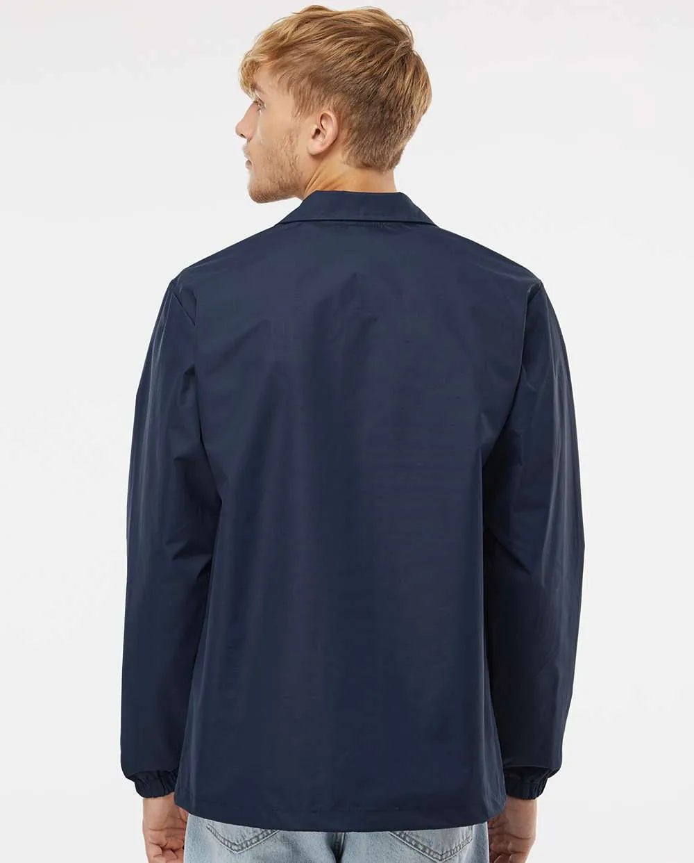 Independent Trading Co. Water-Resistant Windbreaker Coach’s Jacket
