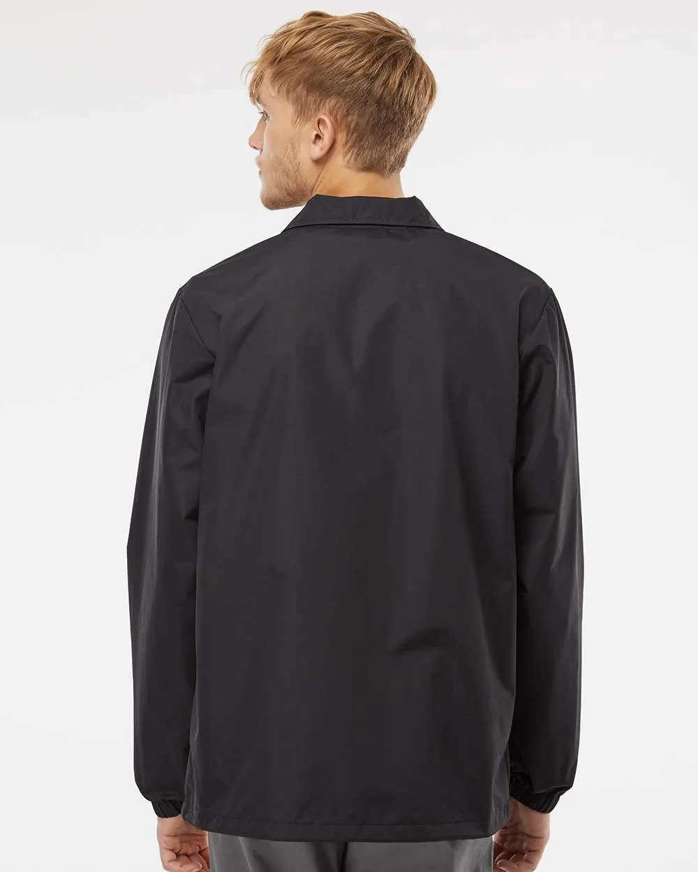 Independent Trading Co. Water-Resistant Windbreaker Coach’s Jacket