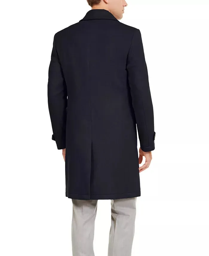 Lauren Ralph Lauren Men's Classic Double Breasted Peacoat Coat Jacket Blue 44L