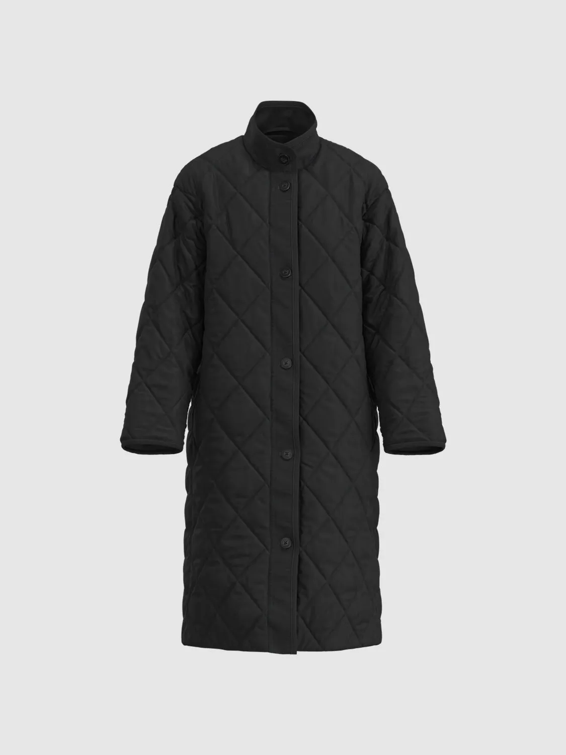 Long Quilted Down Outerwear