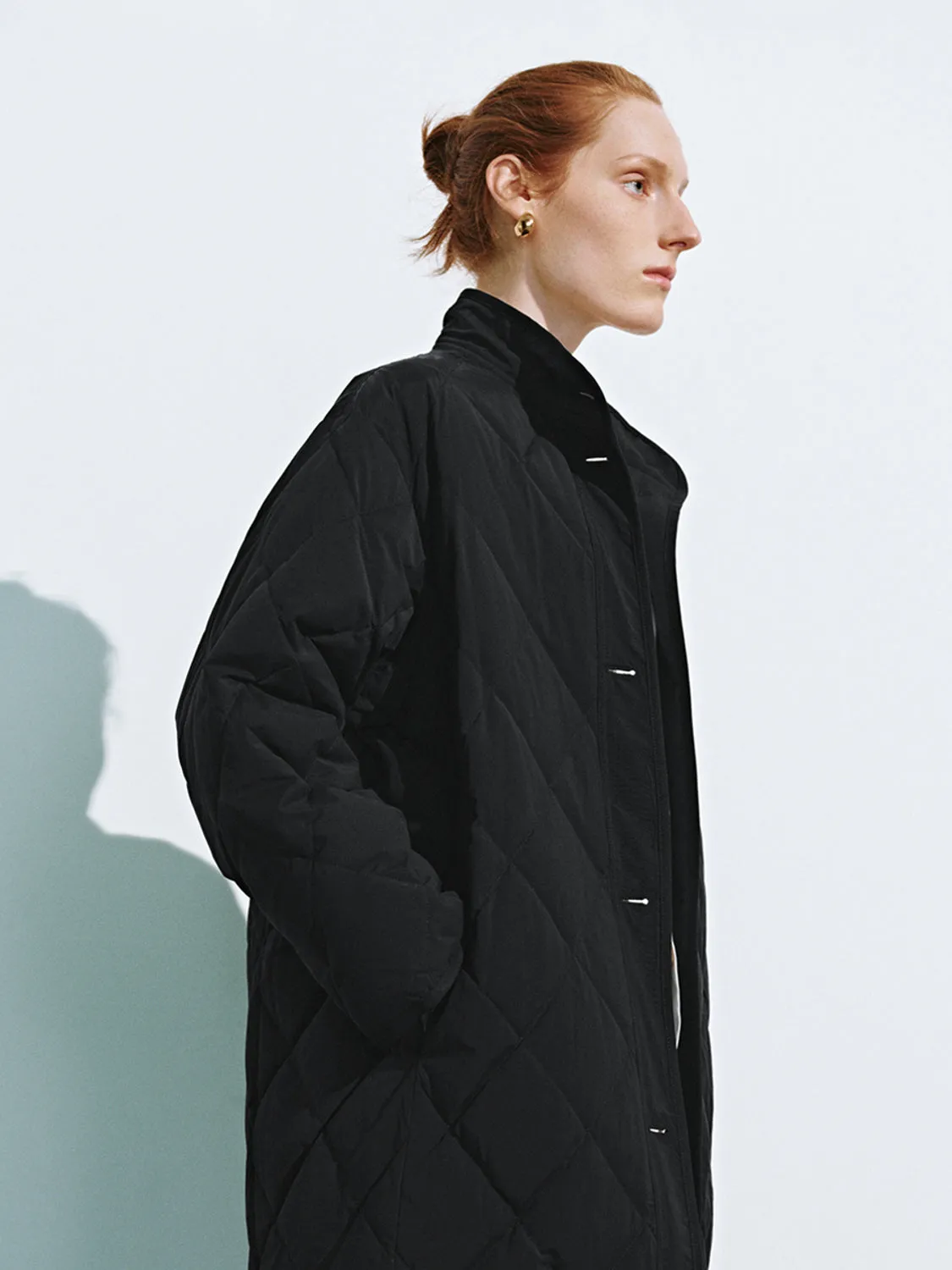 Long Quilted Down Outerwear