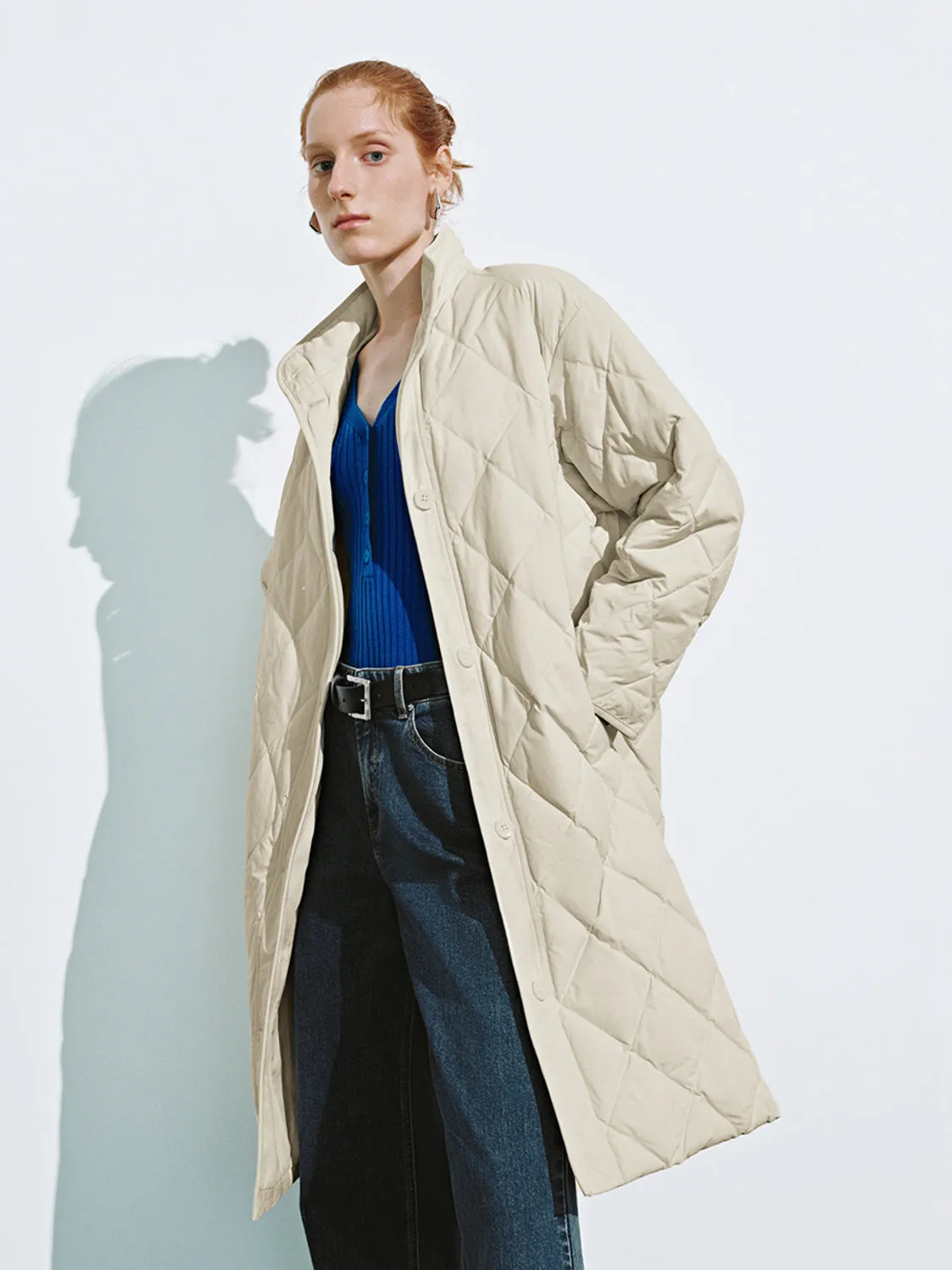 Long Quilted Down Outerwear