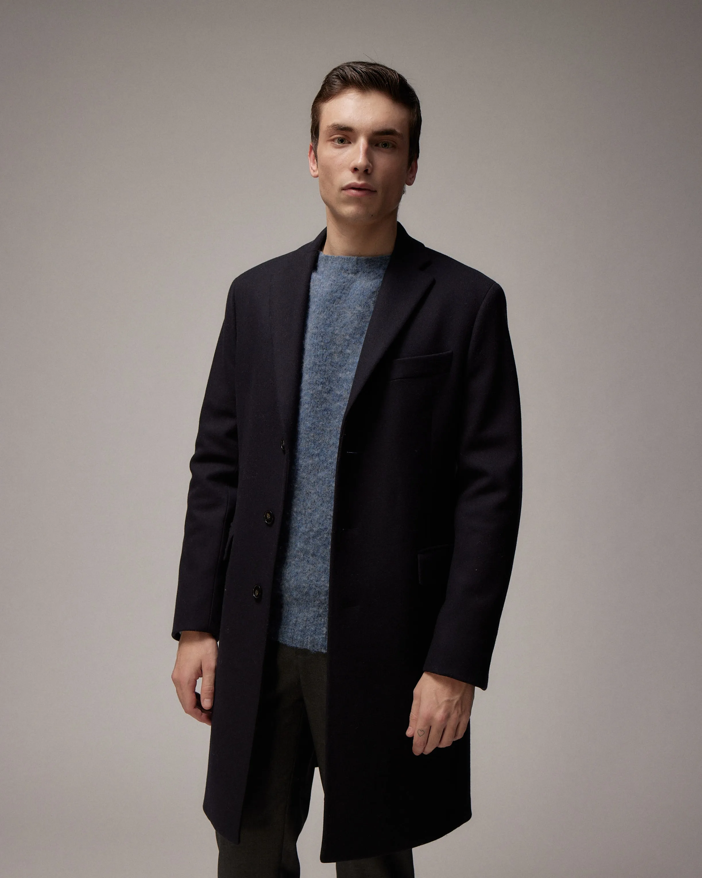 Magnus - Navy - Italian Wool