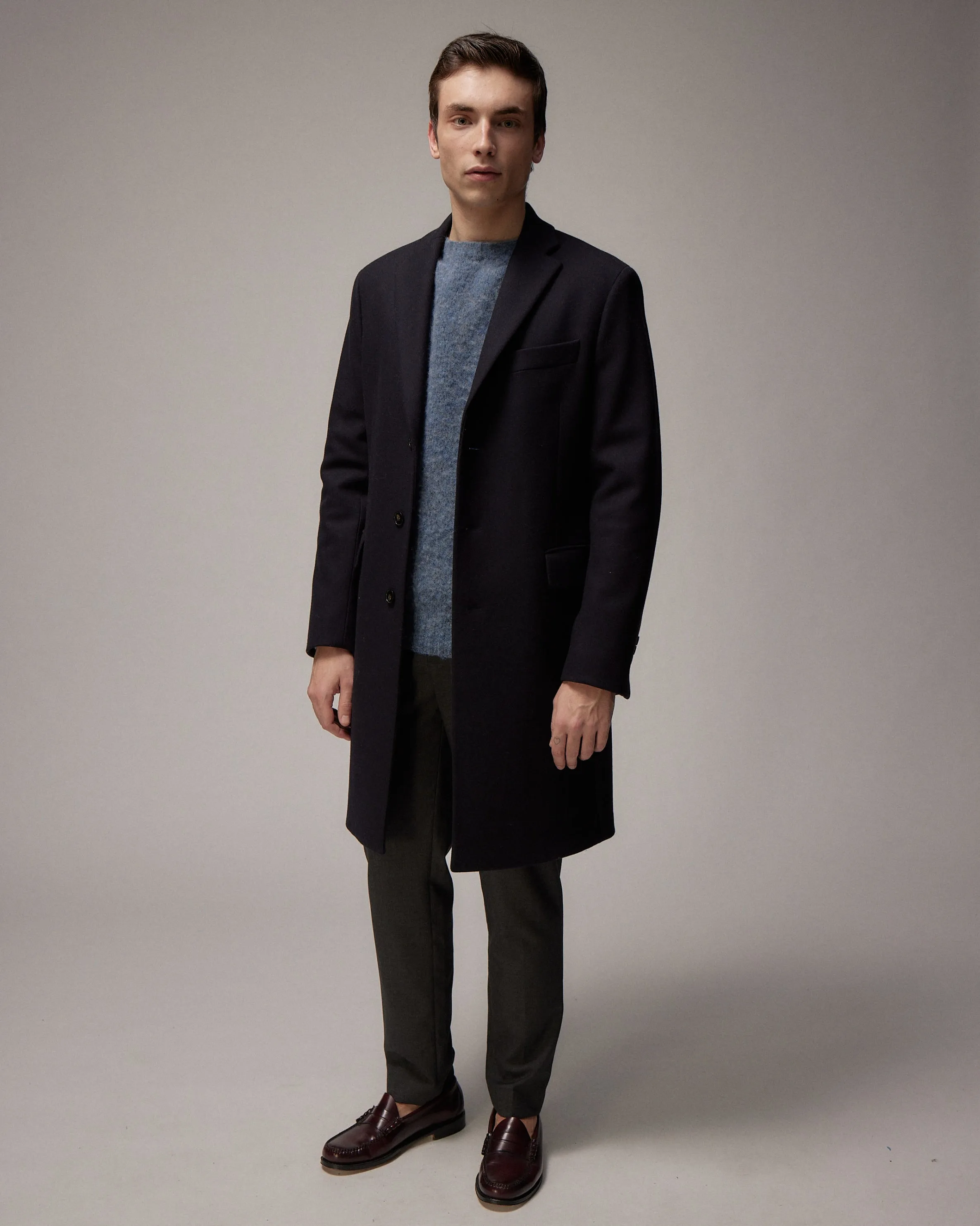 Magnus - Navy - Italian Wool