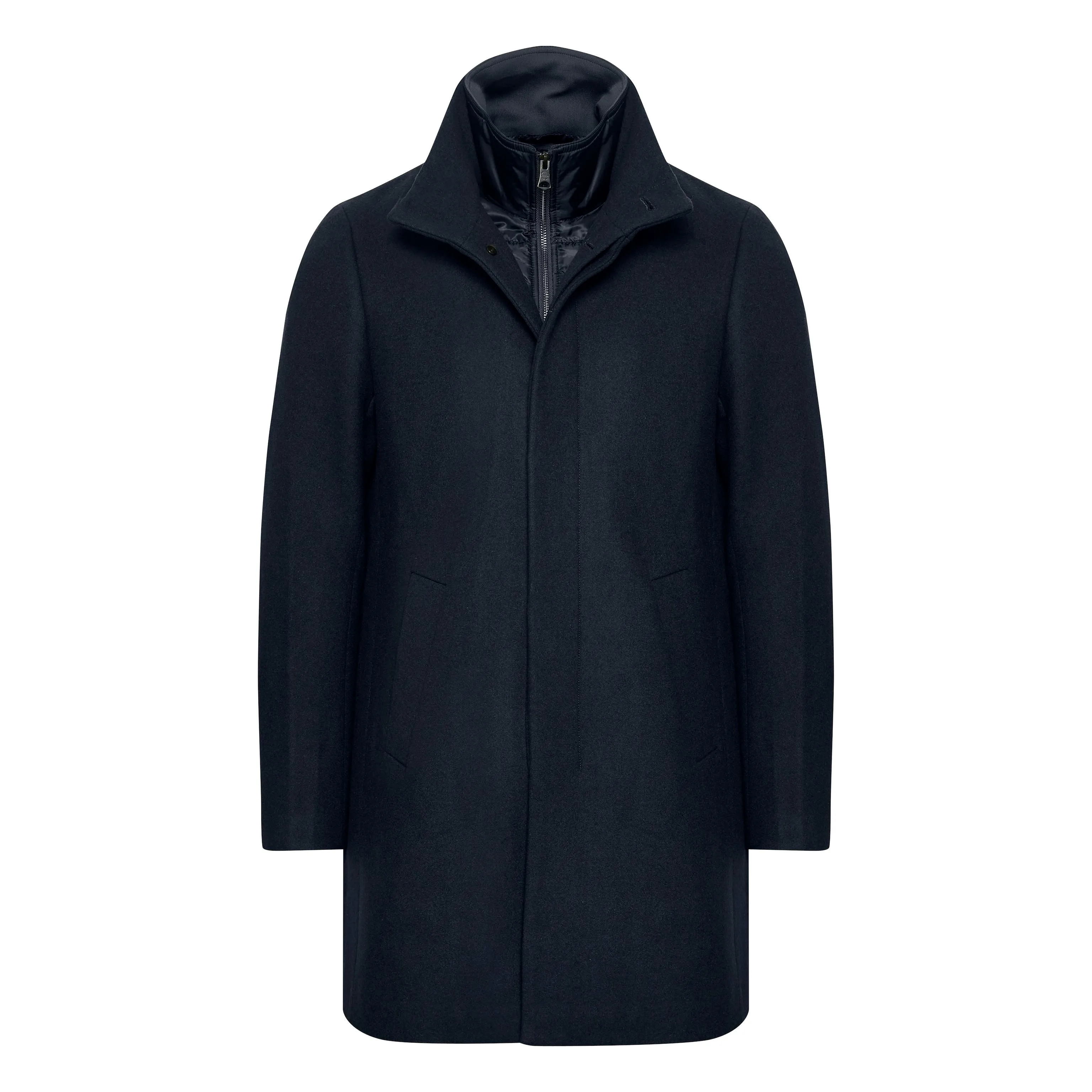 Matinique Harvey Wool Coat Navy