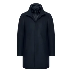 Matinique Harvey Wool Coat Navy