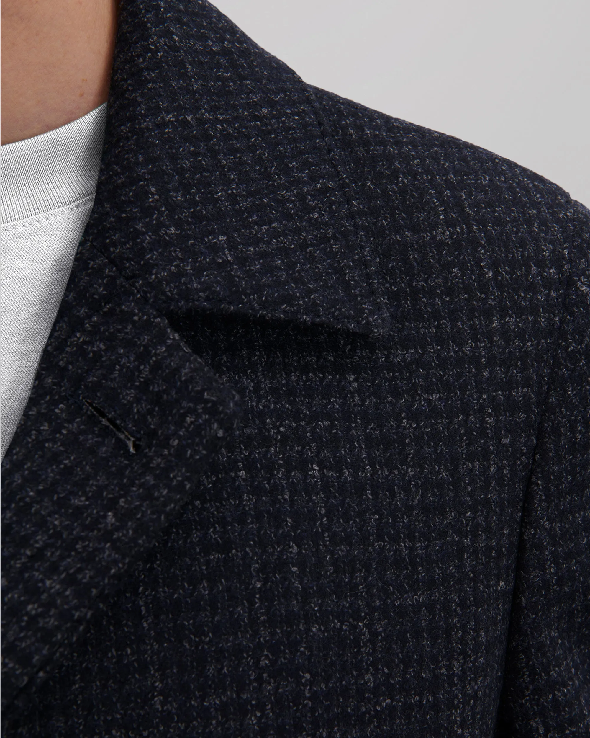 Maximus - Navy Houndstooth - Italian Wool