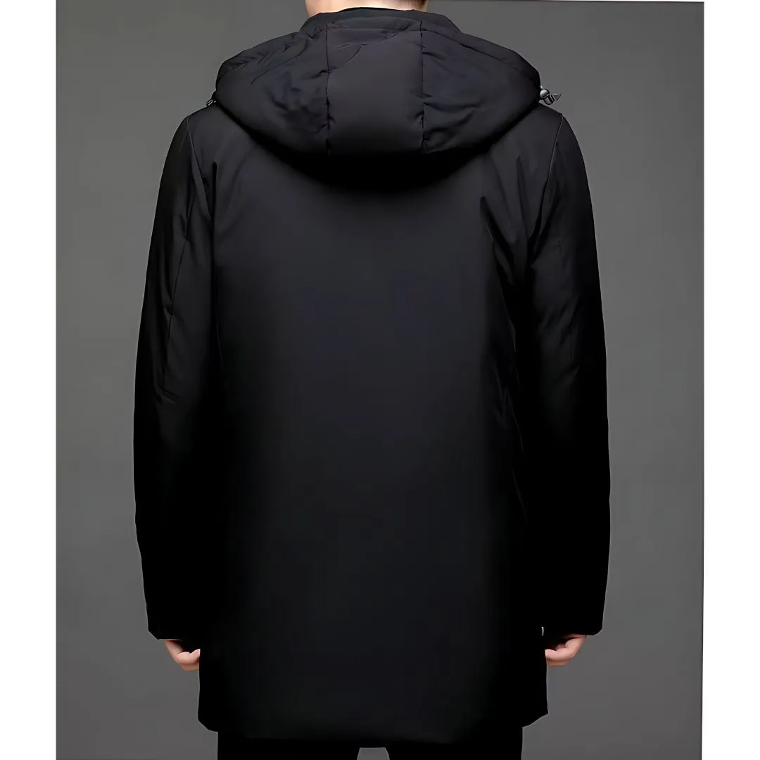 Men's Hooded Cotton-Padded Winter Jacket