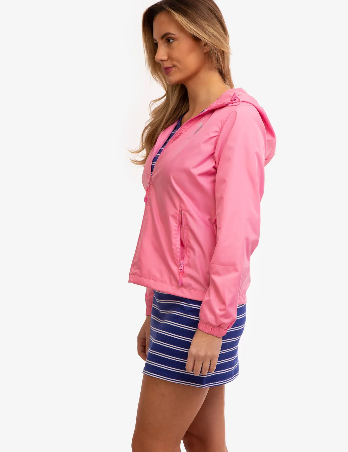 METALLIC LOGO WINDBREAKER