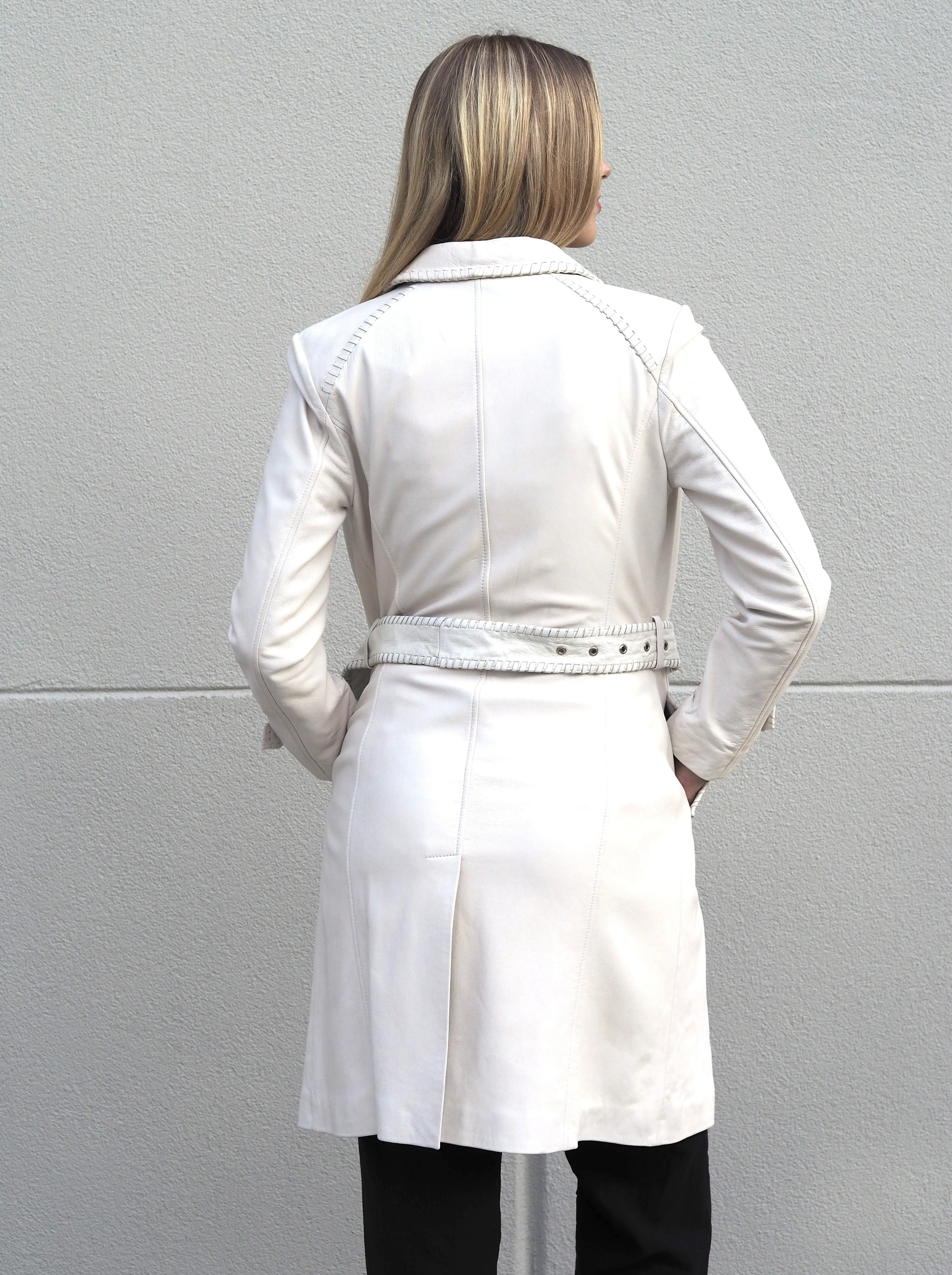 Milania Trench Coat | White
