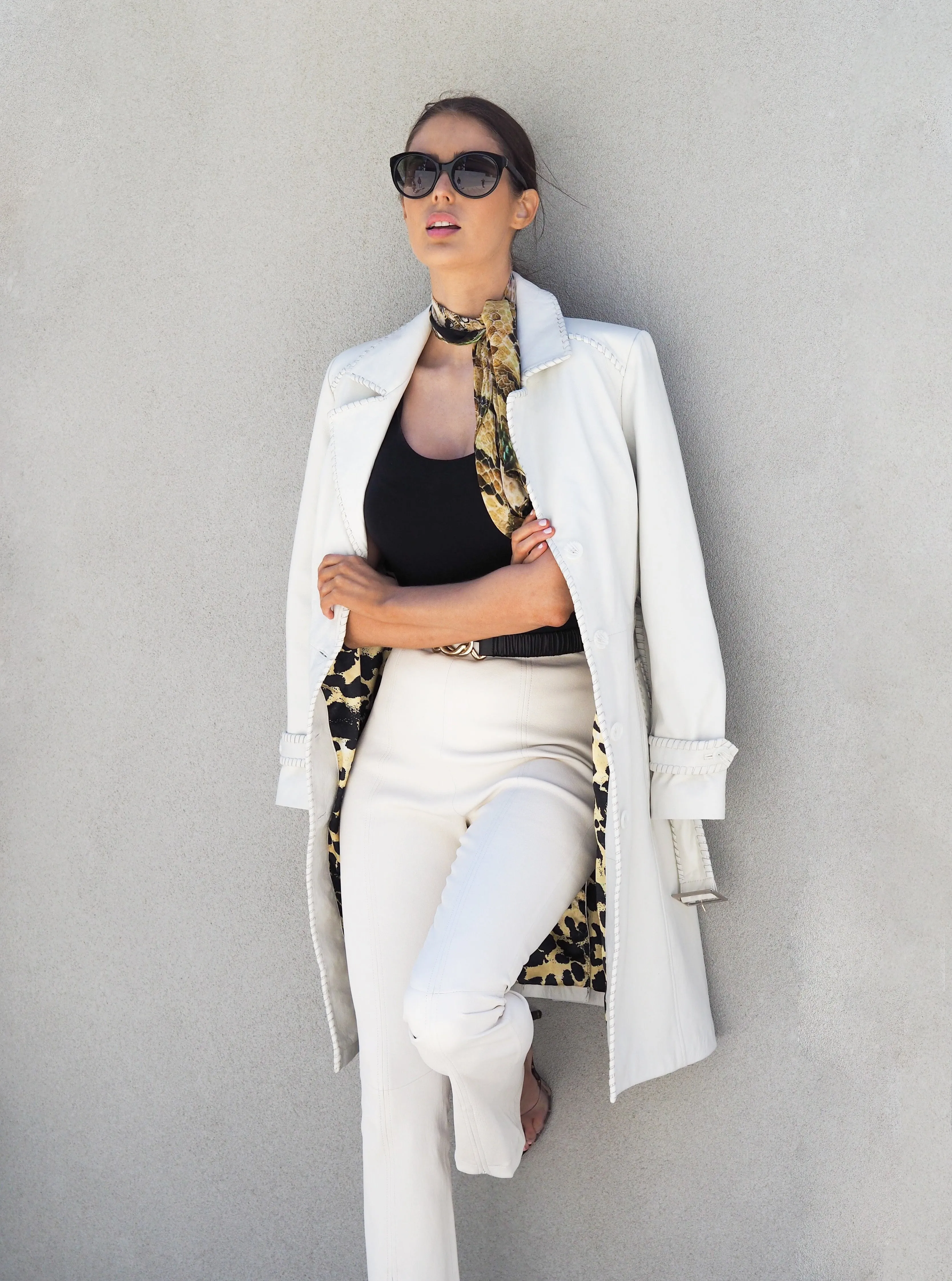Milania Trench Coat | White