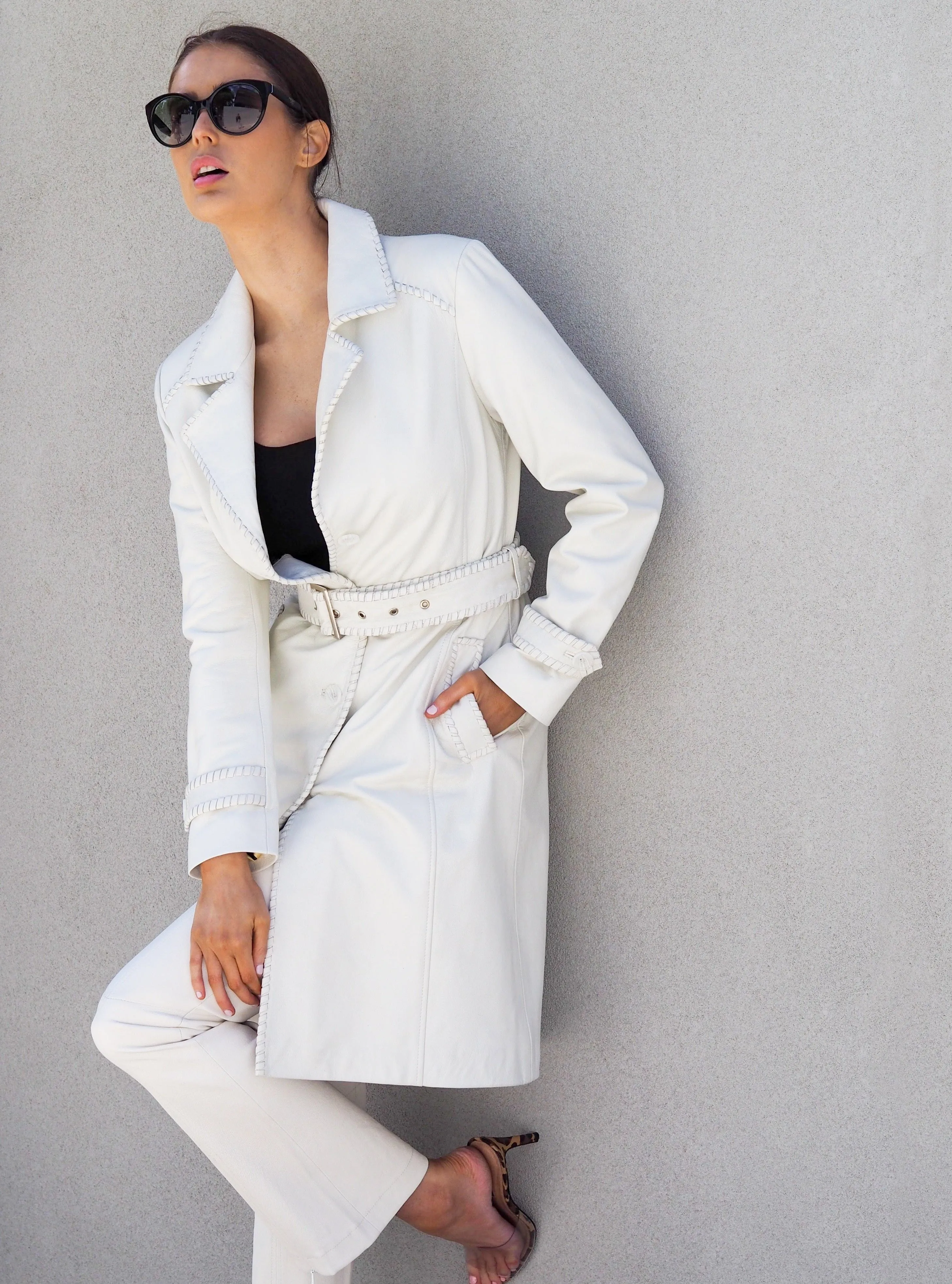 Milania Trench Coat | White