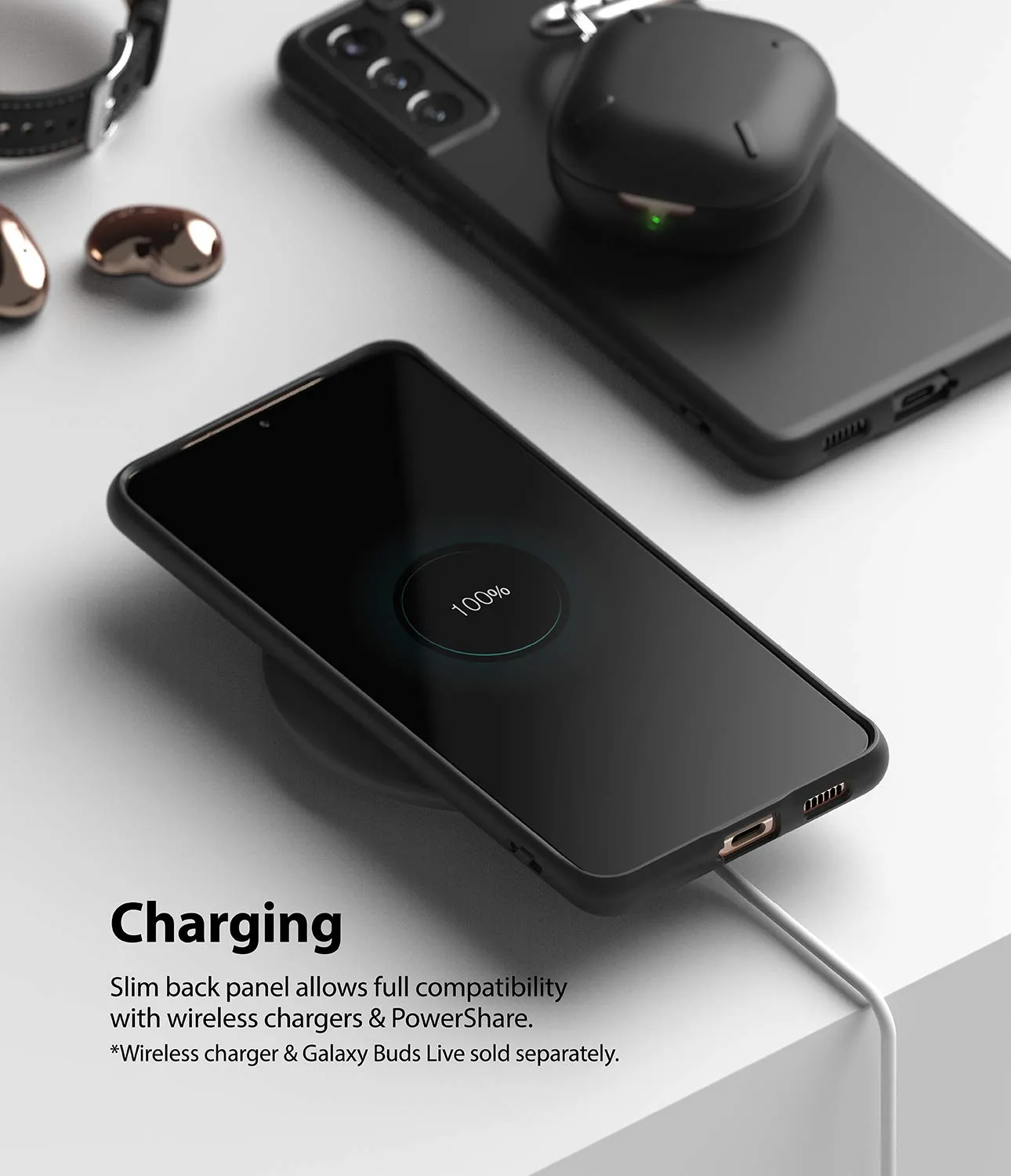 Samsung Galaxy S21 Plus Back Cover Case | Air S - Black