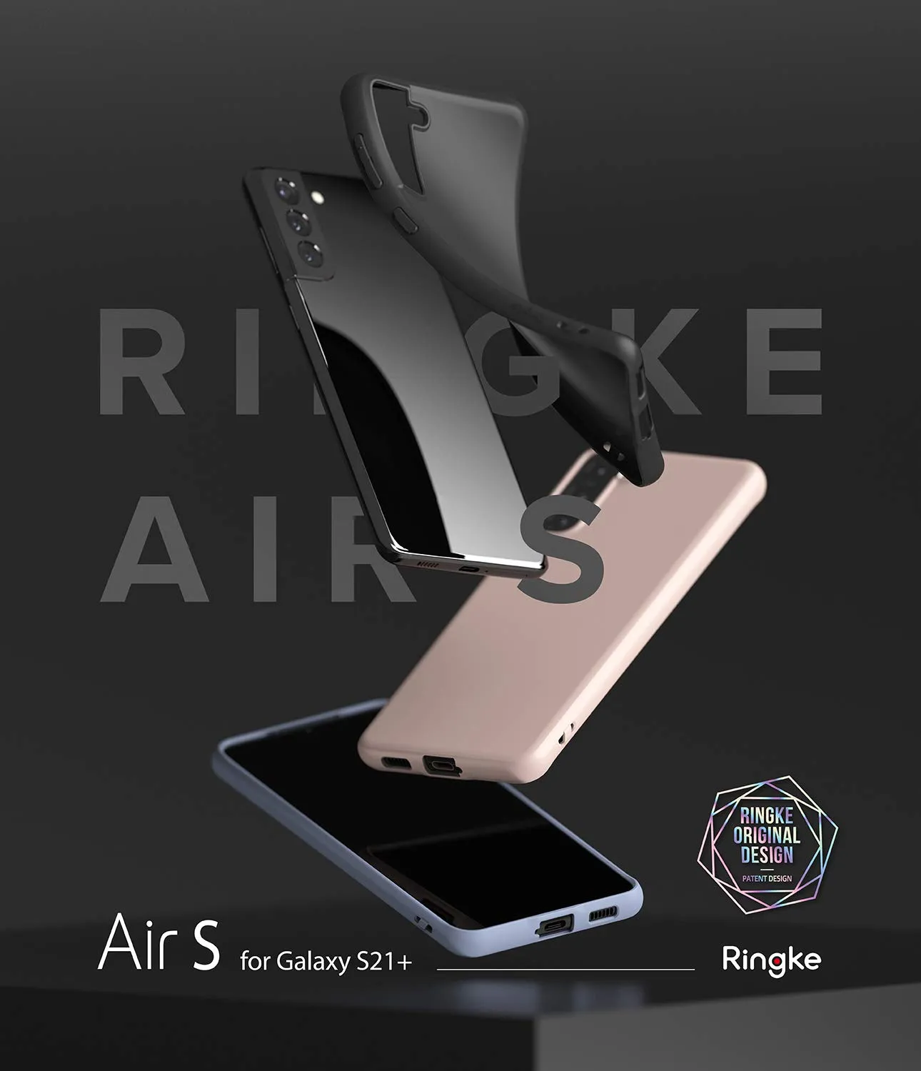 Samsung Galaxy S21 Plus Back Cover Case | Air S - Black