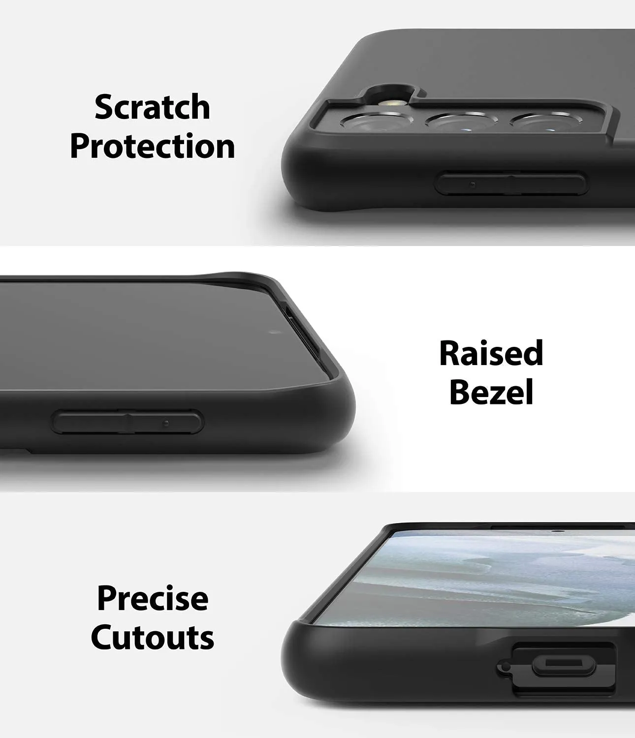 Samsung Galaxy S21 Plus Back Cover Case | Air S - Black