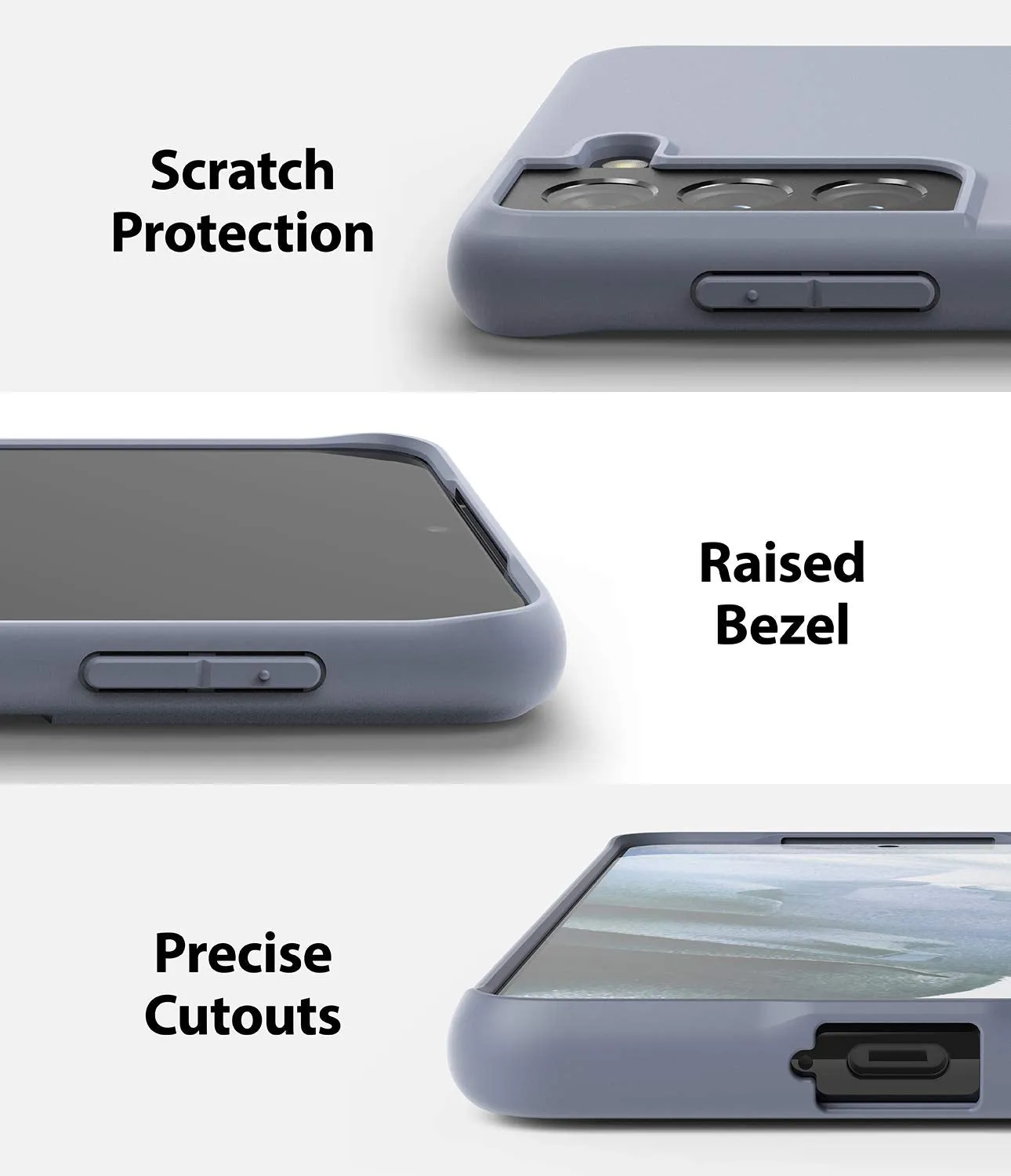 Samsung Galaxy S21 Plus Back Cover Case | Air S - Lavender Gray