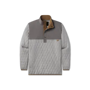 Southern Marsh M Bighorn Quilt Pullover LIGHT GRAY