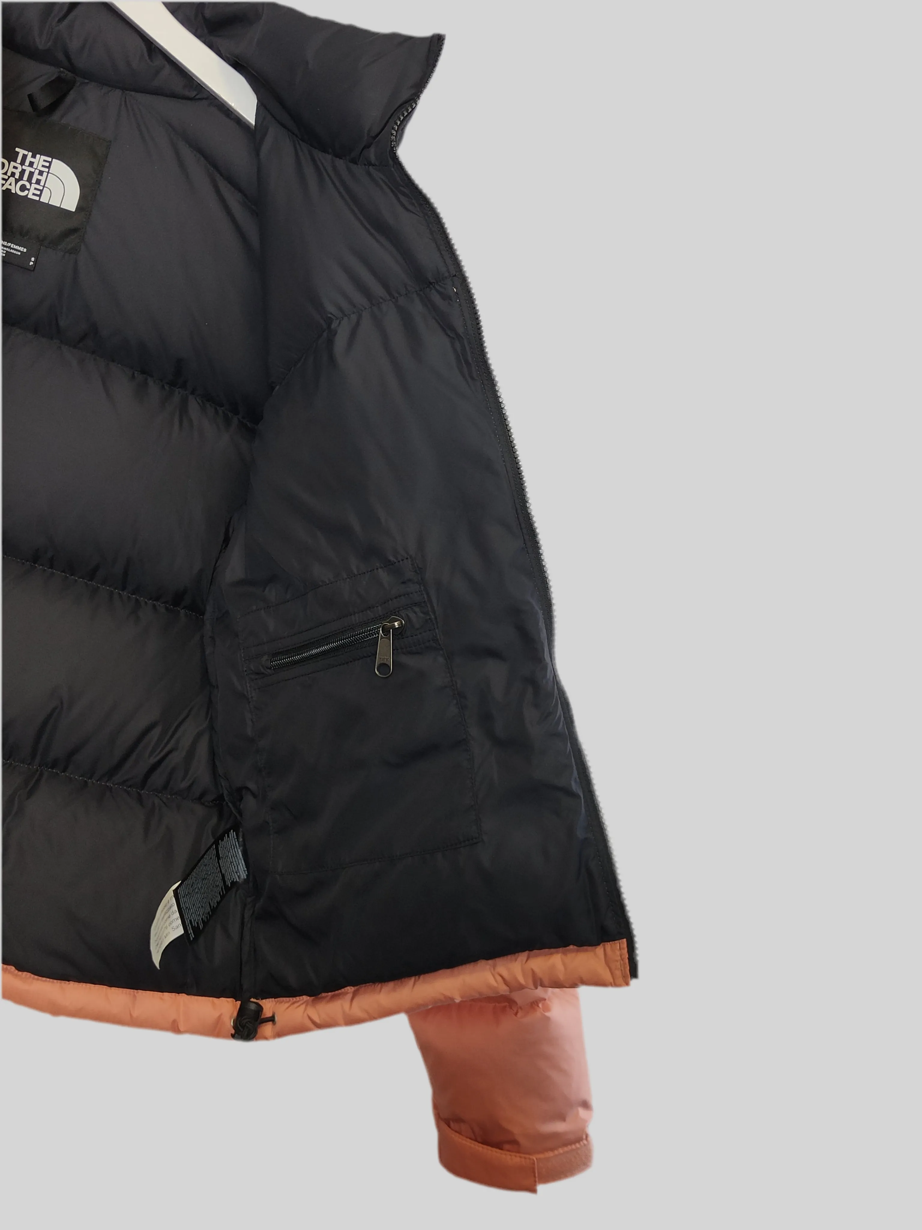 The North Face 1996 Retro Nuptse Down Puffer Jacket in Pink S