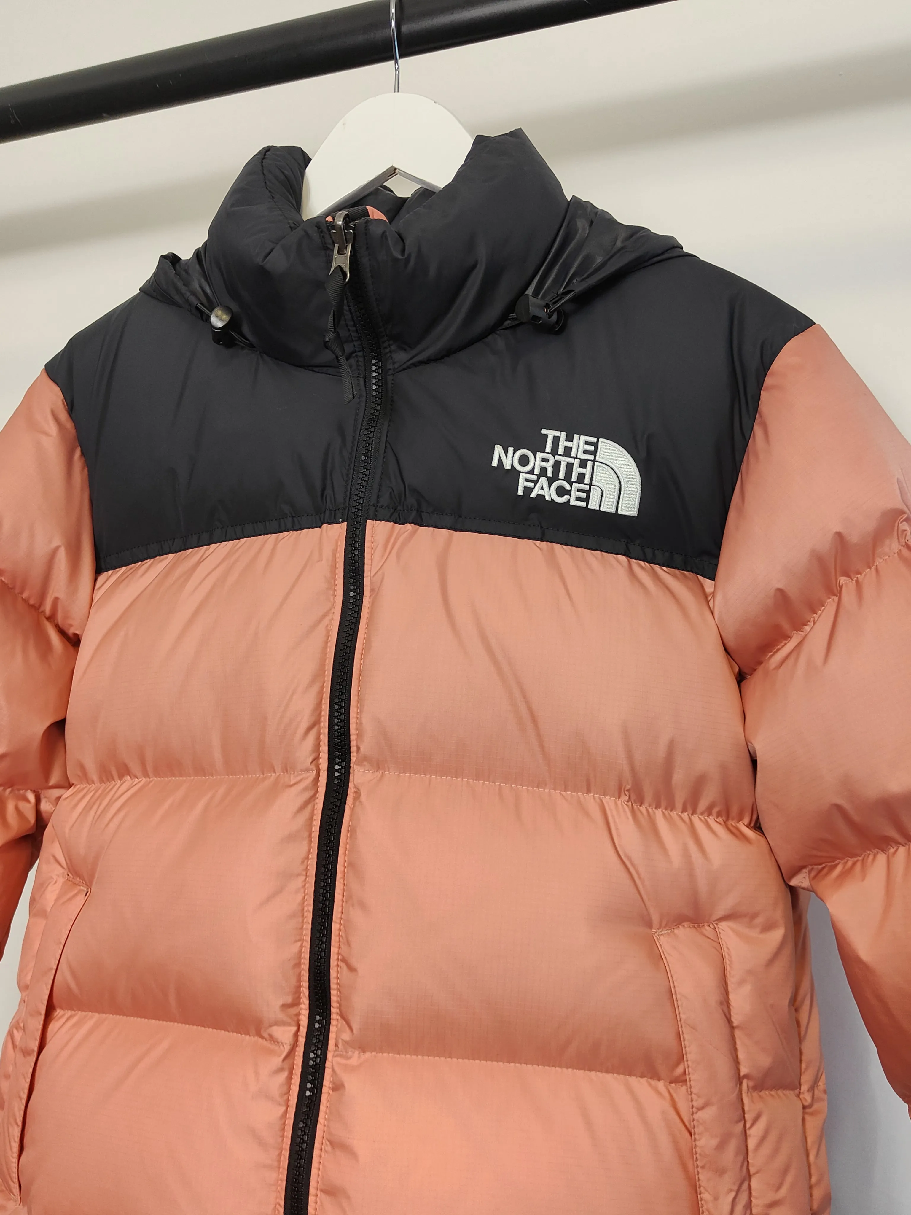 The North Face 1996 Retro Nuptse Down Puffer Jacket in Pink S