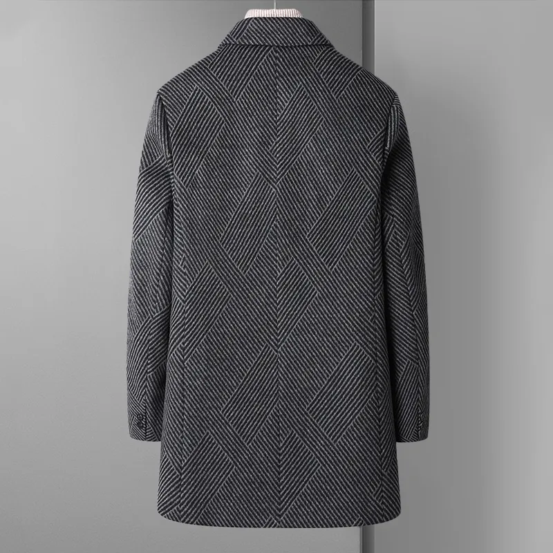 Tom Harding Elegant Wool Overcoat