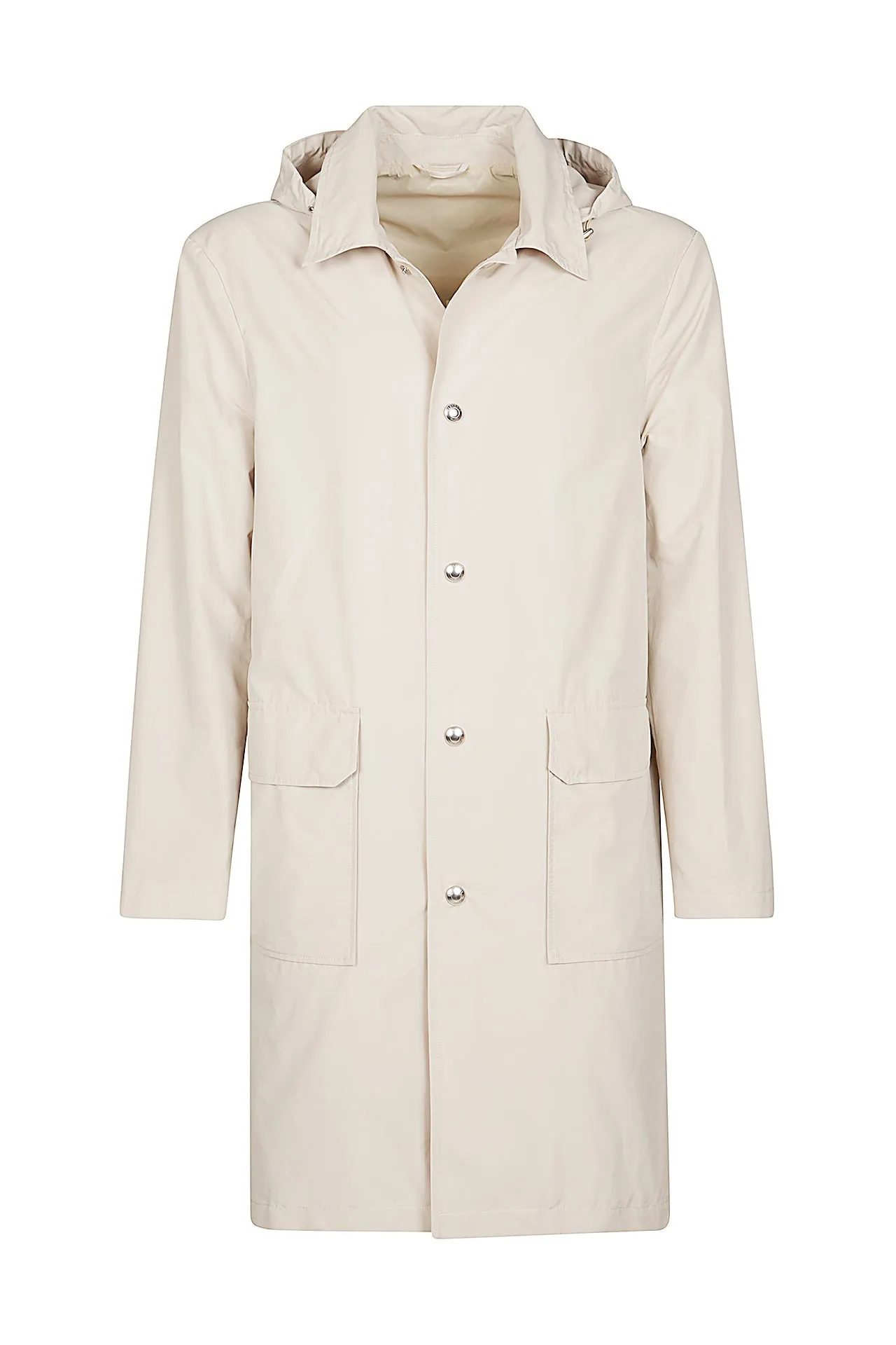 TRENCH COAT WITH DETACHABLE HOOD