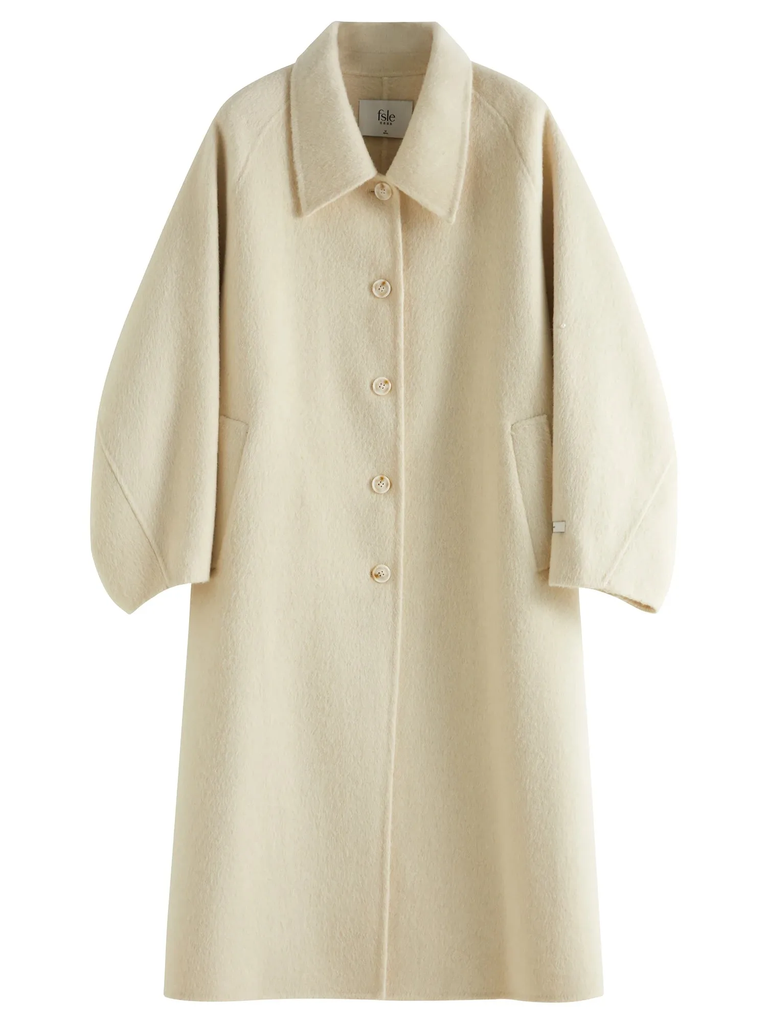 Wool Camel Overcoat | LOUISA
